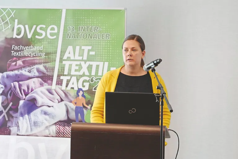 Carina Dasenbrock vom Bundesministerium f&uuml;r Umwelt, Klimaschutz, Naturschutz und nukleare Sicherheit (BMUKN), erl&auml;uterte die Eckpunkte des erwarteten Referentenentwurfs der EPR.