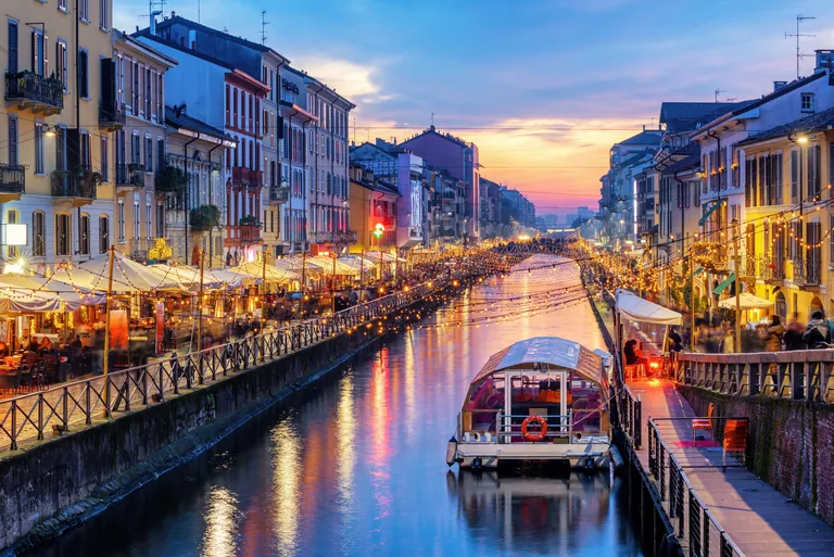Die historischen Kanäle der Navigli laden dazu ein, den Messetag bei einem Aperitivo oder einem gemeinsamen Abendessen ausklingen zu lassen.