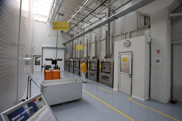 Die neue Industriewäscherei von CWS Workwear in Brașov, Rumänien.