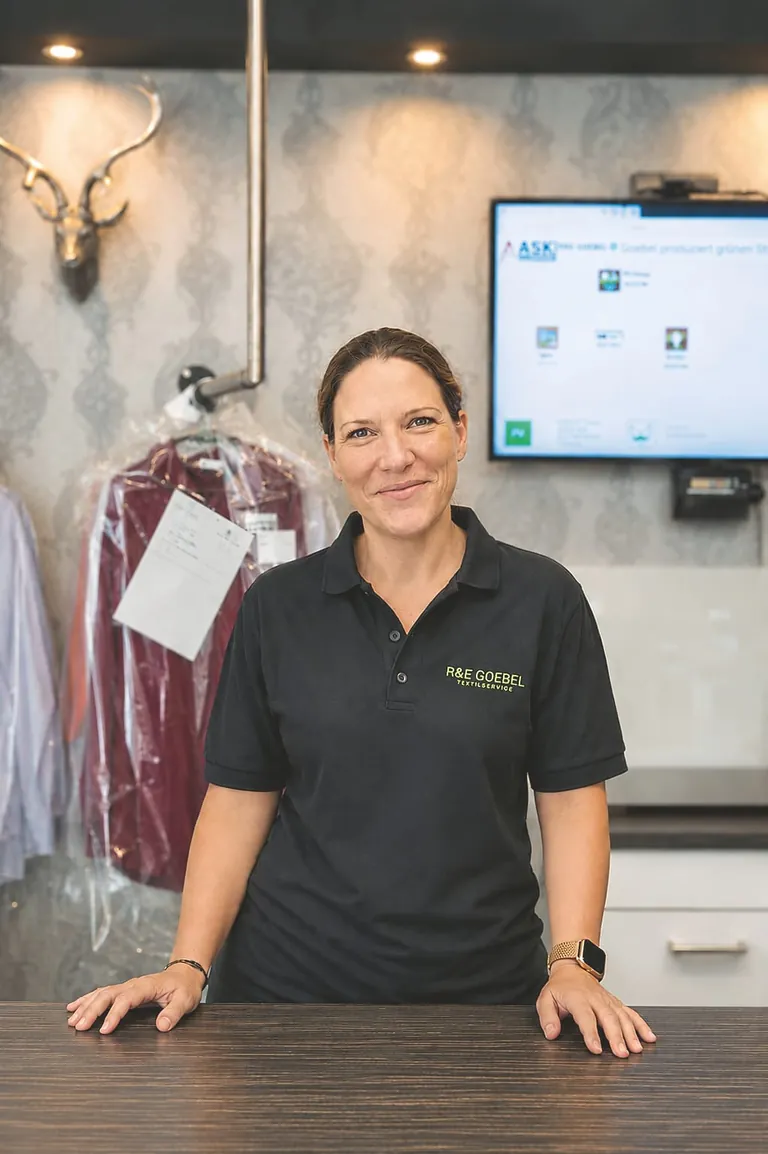Angela Posch ist Leiterin der Textilreinigung R&E Goebel in Wien.