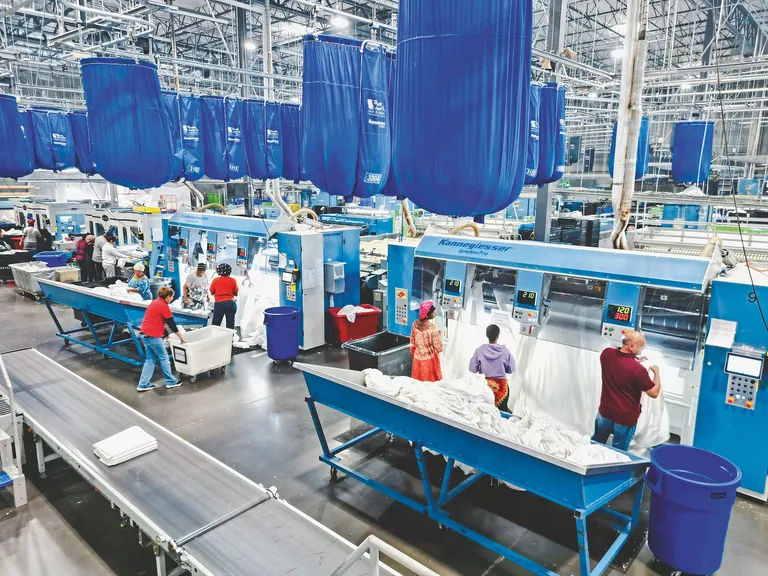 Mastel Linen Services versorgt als industrielle Wäscherei 60 Kunden aus den Bereichen Hotellerie, Restaurant und Spa.